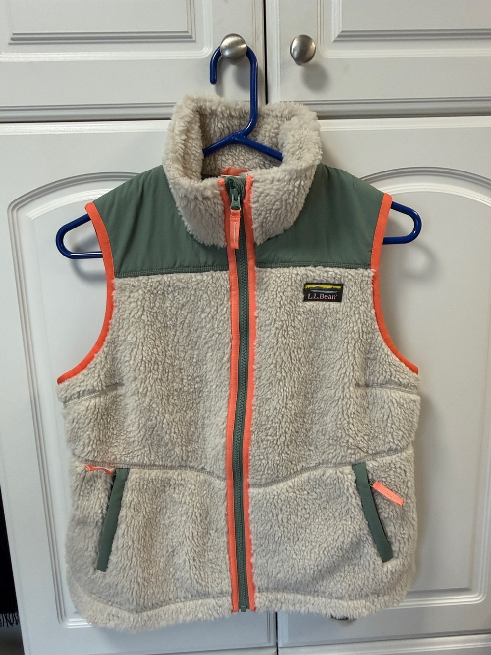 NWT L. L. Bean Sherpa Fleece Vest size S/PET.